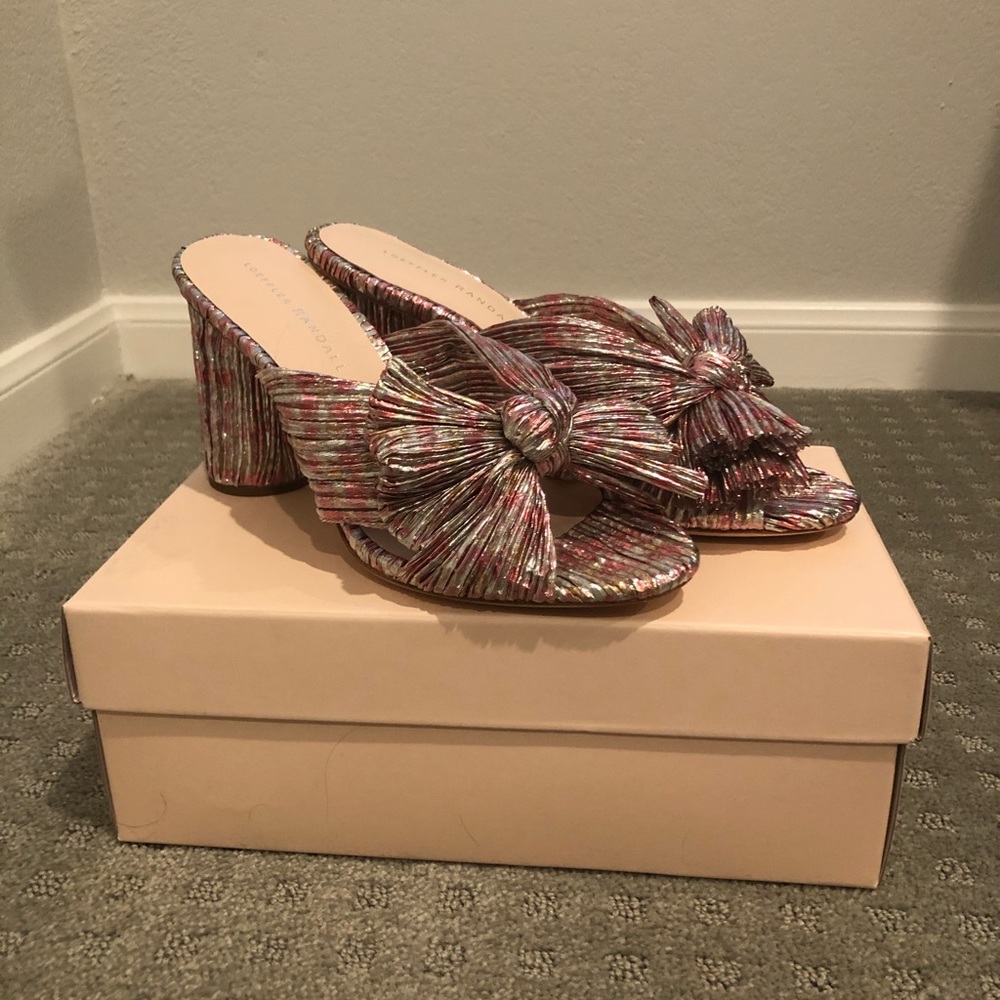 Loeffler Randall Penny Knot Mules - Picture 6 of 9